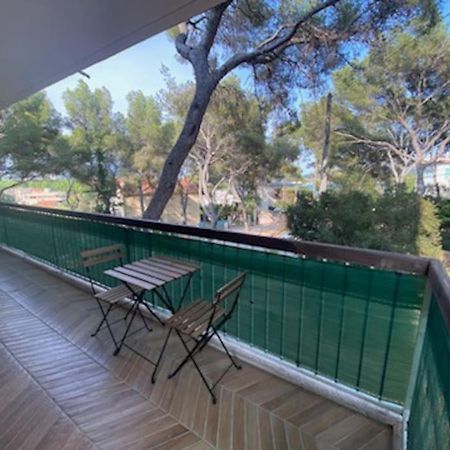 T2 Avec Clim Et Terrasse Vue Mer, Les Sablettes Ла Сен-сюр-Мер Екстериор снимка